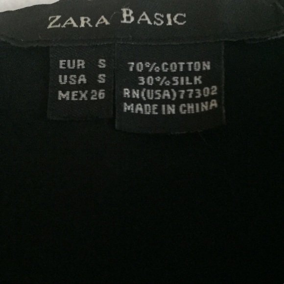 Zara Silk Blend Ruffle Top - Picture 3 of 6